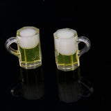 Maxbell 1:12 Dollhouse Beer Mug +Dollhouse Miniature Beer Barrel Beer Mug
