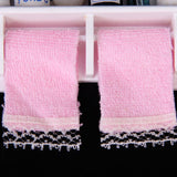 Maxbell 1/12 Dollhouse Miniature Bathroom Furniture Accs Pink Towel Rack