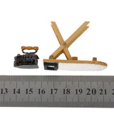 Maxbell Cute 1:12 scale Doll House Miniature Iron With Ironing Board set