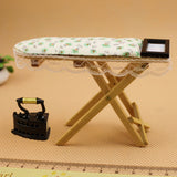 Maxbell Dollhouse Miniature Flower Oil Painting Wall Picture, Iron With Ironing Board