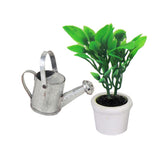 Maxbell 1:12 Scale Metal Watering Can Doll House Miniature Garden Tools