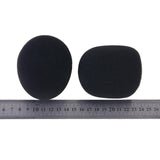 Maxbell ABS Mic Microphone Interview Square Cube Flag Station + 2 Foam Covers