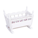 Maxbell 1/12 Dollhouse Miniature Furniture Children Bunk Bed Baby Cradle Bedroom