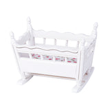 Maxbell Delicate 1/12 Dollhouse Miniature Room Furniture Model Cradle