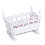Maxbell Delicate 1/12 Dollhouse Miniature Room Furniture Model Cradle