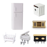 Maxbell Delicate 1/12 Dollhouse Miniature Room Furniture Model Cradle