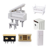 Maxbell Delicate 1/12 Dollhouse Miniature Room Furniture Model Cradle