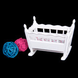 Maxbell Delicate 1/12 Dollhouse Miniature Room Furniture Model Cradle