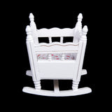 Maxbell 1/12 Dollhouse Miniature Furniture Children Bunk Bed Baby Cradle Bedroom