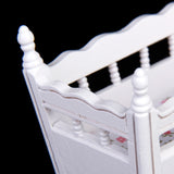 Maxbell 1/12 Dollhouse Miniature Furniture Children Bunk Bed Baby Cradle Bedroom