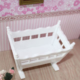 Maxbell Delicate 1/12 Dollhouse Miniature Room Furniture Model Cradle