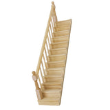 Maxbell 1pc 1/12 Dollhouse Step Stair Staircase Left Handdrail DIY Decor Accessories