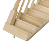 Maxbell 1pc 1/12 Dollhouse Step Stair Staircase Left Handdrail DIY Decor Accessories