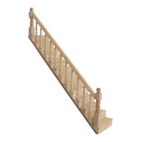 Maxbell 1pc 1/12 Dollhouse Step Stair Staircase Left Handdrail DIY Decor Accessories
