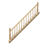 Maxbell 1pc 1/12 Dollhouse Step Stair Staircase Left Handdrail DIY Decor Accessories