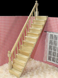 Maxbell 1pc 1/12 Dollhouse Step Stair Staircase Left Handdrail DIY Decor Accessories