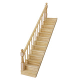 Maxbell 1pc 1/12 Dollhouse Step Stair Staircase Left Handdrail DIY Decor Accessories