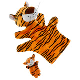 Maxbell Orange Tiger Hand Puppet Finger Puppet