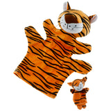 Maxbell Orange Tiger Hand Puppet Finger Puppet
