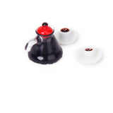 Maxbell Set of 3 Coffee Pot Cup with Saucer Dollhouse Miniature