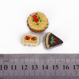 Maxbell 8 Pcs Assorted Tastes of Chocolate Strawberry Cherry Cakes Dollhouse Miniature