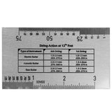 Maxbell 2Pcs Silver Guitar Fret fingerboard Protector & Steel String Action Ruler Gauge