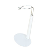 Maxbell Adjustable Doll Stand Display Holder And Pink Plush Coat For Barbie Dolls