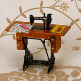 Maxbell Vintage Miniature Dollhouse Sewing Machine With Cloth New In Box 1/12