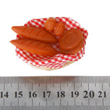 Maxbell Dollhouse Miniature Bread / Toast on a Basket Doll House Food