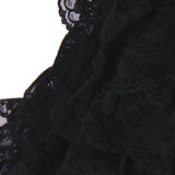Maxbell Beautiful Black Wedding Dress with Layers of Ruffles Details for Doll
