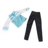 Maxbell Doll Clothes Casual Clothing Fit Ken - Long Sleeves T-shirt And Pants