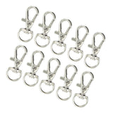 Maxbell 8xPhenovo 10pcs Swivel Trigger Snap Hooks Silver 12mm x 30mm