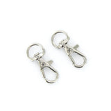 Maxbell 8xPhenovo 10pcs Swivel Trigger Snap Hooks Silver 12mm x 30mm