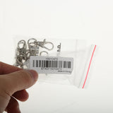 Maxbell 8xPhenovo 10pcs Swivel Trigger Snap Hooks Silver 12mm x 30mm