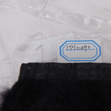 Maxbell 4xHandmade Black Rooster Feather Fringe Trim 33 Inch for Sewing Crafts