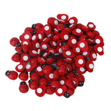 Maxbell 100 Pcs Small Wooden Beetle Sponge Sticker Ladybug Sticker - Aladdin Shoppers