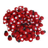 Maxbell 100 Pcs Small Wooden Beetle Sponge Sticker Ladybug Sticker - Aladdin Shoppers