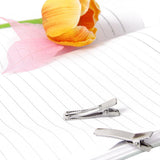 Maxbell 26xApprox. 50 Pcs Blank Double Prong Hair Clip 35mm