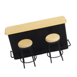 Maxbell Delicate 1/12 Dollhouse Miniature Room Furniture Model Table Chair