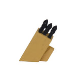 Maxbell 1:12 Dollhouse Miniature Set (7pcs) Knifes in wooden Barrel Sheath