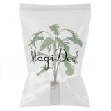 Maxbell 3x1/12 Green Banana Tree In White Bottle Dollhouse Miniature Garden Accessory