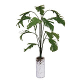Maxbell 3x1/12 Green Banana Tree In White Bottle Dollhouse Miniature Garden Accessory