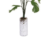 Maxbell 1/12 Green Banana Tree In White Bottle Dollhouse Miniature Garden Accessory