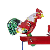 Maxbell 3 Collectiable Vintage WIND UP Pecking Feeding Chicken & Bird Tin Toy Clockwork