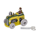 Maxbell 2pcs Wind-up   Carousel Airplanes Tractor Clockwork Collectible Tin toy