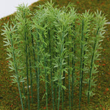 Maxbell 110Pcs Model Bottle Palm Trees Model Bamboo Trees Train Landscape Layout