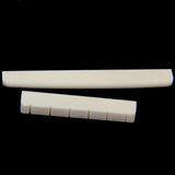 Maxbell 6pcs Acoustic Guitar Bone End Pins Pegs+Classical Guitar Saddle Nut Set