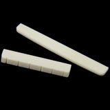 Maxbell 6pcs Acoustic Guitar Bone End Pins Pegs+Classical Guitar Saddle Nut Set