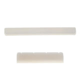 Maxbell 8xBone Saddle Nut Slotted for Ukulele Guitar