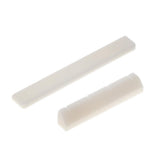 Maxbell 8xBone Saddle Nut Slotted for Ukulele Guitar